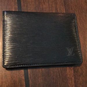 Louis Vuitton Black ID Holder. Excellent Condition